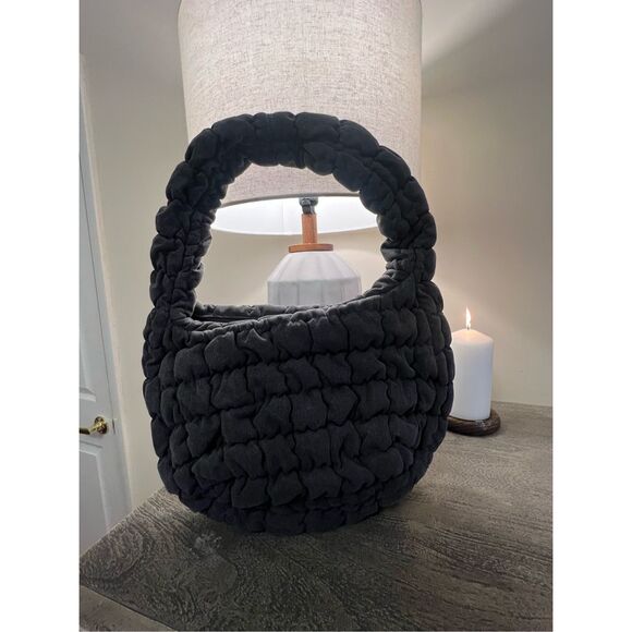 COS QUILTED DENIM BAG - Picture 3 of 11